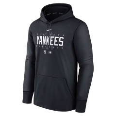 Mikina s kapucí MLB New York Yankees Authentic Collection Pre Game Therma Hoodie Nike