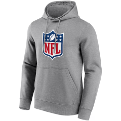 Mikina s kapucí NFL Shield Primary Logo Fanatics Branded Gray
