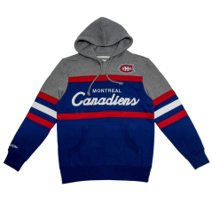 Mikina s kapucí NHL Montreal Canadiens Head Coach Mitchell & Ness