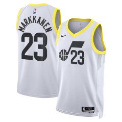 Dres NBA Utah Jazz Lauri Markkanen Association Edition Swingman Jersey Nike White