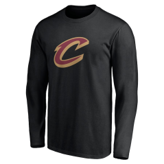 Tričko s dlouhým rukávem NBA Cleveland Cavaliers Primary Logo Fanatics Branded Black