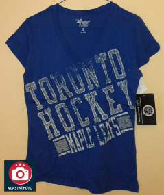 Dámské tričko NHL Toronto Maple Leafs G-III 4her By Carl Banks - Navy Blue