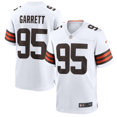 Dres NFL Cleveland Browns Myles Garrett #95 Road Game Jersey Nike - White