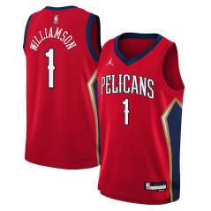 Dětský dres NBA New Orleans Pelicans Zion Williamson Statement Edition Swingman Jersey Jordan Brand - Red