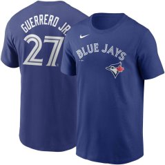 Tričko MLB Toronto Blue Jays Vladimir Guerrero Jr. #27 Player Name & Number Nike - Blue