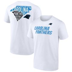 Tričko NFL Carolina Panthers Hometown Hot Shot Graphic Fanatics Branded White