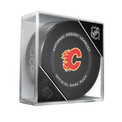 Oficiální game puk NHL Calgary Flames - InGlasCo