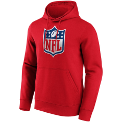 Mikina s kapucí NFL Shield Alternate Colour Logo Fanatics Branded Red