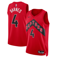 Dres NBA Toronto Raptors Scottie Barnes Icon Edition Swingman Jersey Nike Red