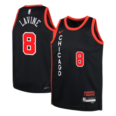 Dětský dres NBA Chicago Bulls Zach LaVine City Edition Swingman Jersey Nike Black