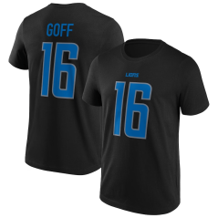 Tričko NFL Detroit Lions Jared Goff #16 Player Name & Number Fanatics Branded