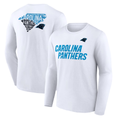 Tričko s dlouhým rukávem NFL Carolina Panthers Hometown Hot Shot Graphic Fanatics Branded White