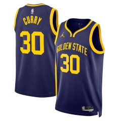 Dres NBA Golden State Warriors Stephen Curry Statement Edition Swingman Jersey Jordan Loyal Blue