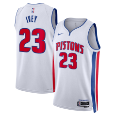 Dres NBA Detroit Pistons Jaden Ivey Association Edition Swingman Jersey Nike White
