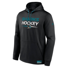 Mikina s kapucí NHL San Jose Sharks Authentic Pro Locker Room Fanatics Branded - Black