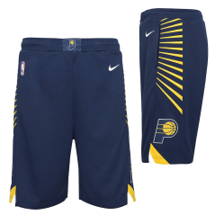 Dětské basketbalové trenýrky NBA Indiana Pacers Icon Edition Swingman Nike Navy