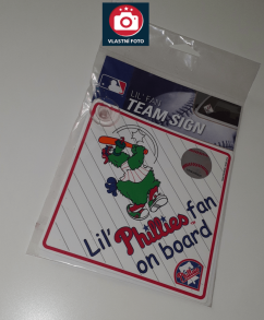 Cedulka do auta Philadelphia Phillies Lil' Fan On Board Car Promark Brand