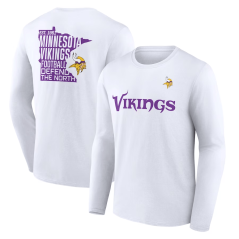 Tričko s dlouhým rukávem NFL Minnesota Vikings Hometown Hot Shot Graphic Fanatics Branded White