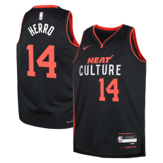 Dětský dres NBA Miami Heat Tyler Herro City Edition Swingman Jersey Nike Black
