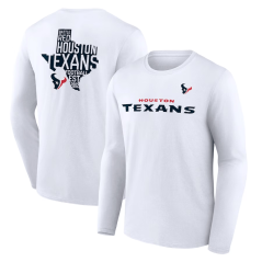 Tričko s dlouhým rukávem NFL Houston Texans Hometown Hot Shot Graphic Fanatics Branded White