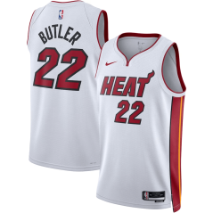 Dres NBA Miami Heat Jimmy Butler Association Edition Swingman Jersey Nike White