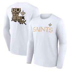 Tričko s dlouhým rukávem NFL New Orleans Saints Hometown Hot Shot Graphic Fanatics Branded White