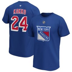 Tričko NHL New York Rangers Kaapo Kakko #24 Player Name & Number Fanatics Branded - Blue