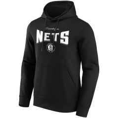 Mikina s kapucí NBA Brooklyn Nets Word Arch Graphic Fanatics Branded Black