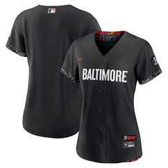 Dámský dres MLB Baltimore Orioles City Connect Replica Jersey Nike - Black