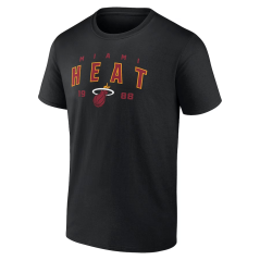 Tričko NBA Miami Heat Rebel Logo Fanatics Branded Black