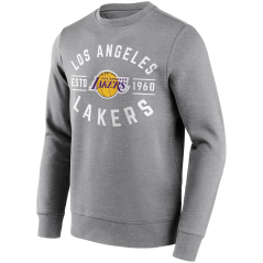 Mikina NBA Los Angeles Lakers True Classic Graphic Sweatshirt Fanatics Branded Gray