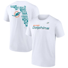 Tričko NFL Miami Dolphins Hometown Hot Shot Graphic Fanatics Branded White