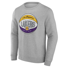 Mikina NBA Los Angeles Lakers Hard Color Graphic Sweatshirt Fanatics Branded Gray