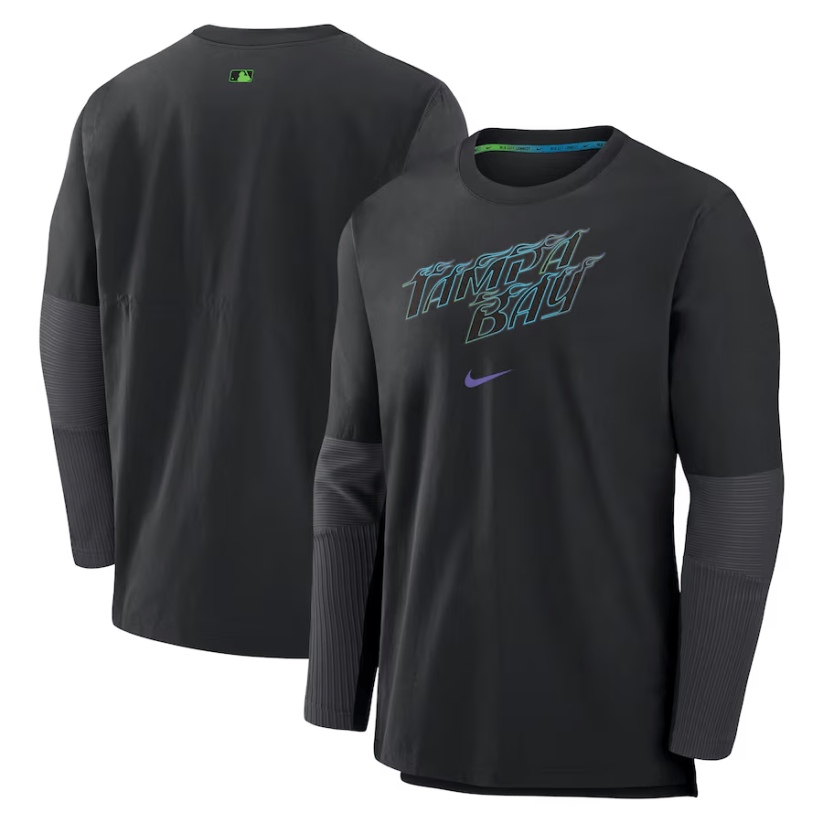 Mikina MLB Tampa Bay Rays City Connect Authentic Collection Player Pullover Sweatshirt Nike - Black