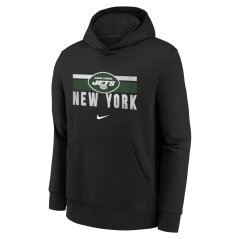 Dětská mikina s kapucí NFL New York Jets Team Stripes Nike