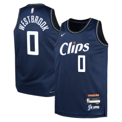 Dětský dres NBA Los Angeles Clippers Russell Westbrook City Edition Swingman Jersey Nike Navy