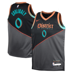 Dětský dres NBA Washington Wizards Bilal Coulibaly City Edition Swingman Jersey Jordan Brand Black