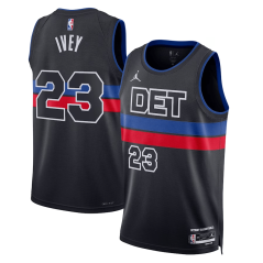 Dres NBA Detroit Pistons Jaden Ivey Statement Edition Swingman Jersey Jordan Black