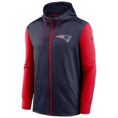 Mikina s kapucí a zapínáním na zip NFL New England Patriots Two-Tone Therma Full-Zip Hoodie Nike