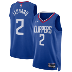 Dres NBA Los Angeles Clippers Kawhi Leonard Icon Edition Swingman Jersey Nike Blue