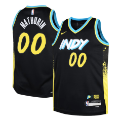 Dětský dres NBA Indiana Pacers Bennedict Mathurin City Edition Swingman Jersey Nike Black