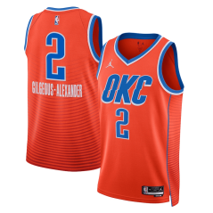 Dres NBA Oklahoma City Thunder Shai Gilgeous-Alexander Statement Edition Swingman Jersey Jordan Orange