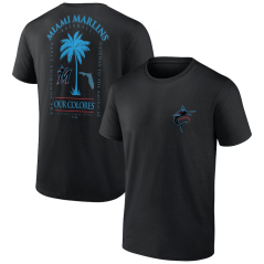 Tričko MLB Miami Marlins Hometown Graphic Fanatics Branded Black