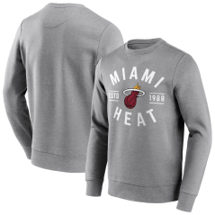 Mikina NBA Miami Heat True Classic Graphic Sweatshirt Fanatics Branded Gray