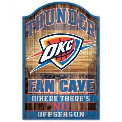 Dřevěná nástěnná cedule NBA Oklahoma City Thunder WinCraft Brand