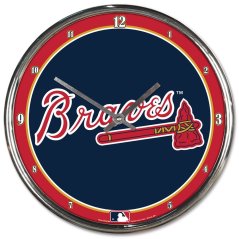 Nástěnné hodiny MLB Atlanta Braves WinCraft Brand