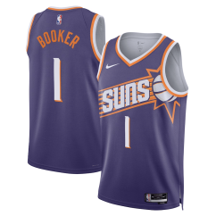 Dres NBA Phoenix Suns Devin Booker Icon Edition Swingman Jersey Nike Purple