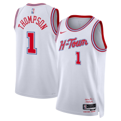 Dres NBA Houston Rockets Amen Thompson City Edition Swingman Jersey Nike White