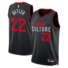 Dres NBA Miami Heat Jimmy Butler City Edition Swingman Jersey Nike Black