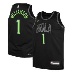Dětský dres NBA New Orleans Pelicans Zion Williamson City Edition Swingman Jersey Nike Black